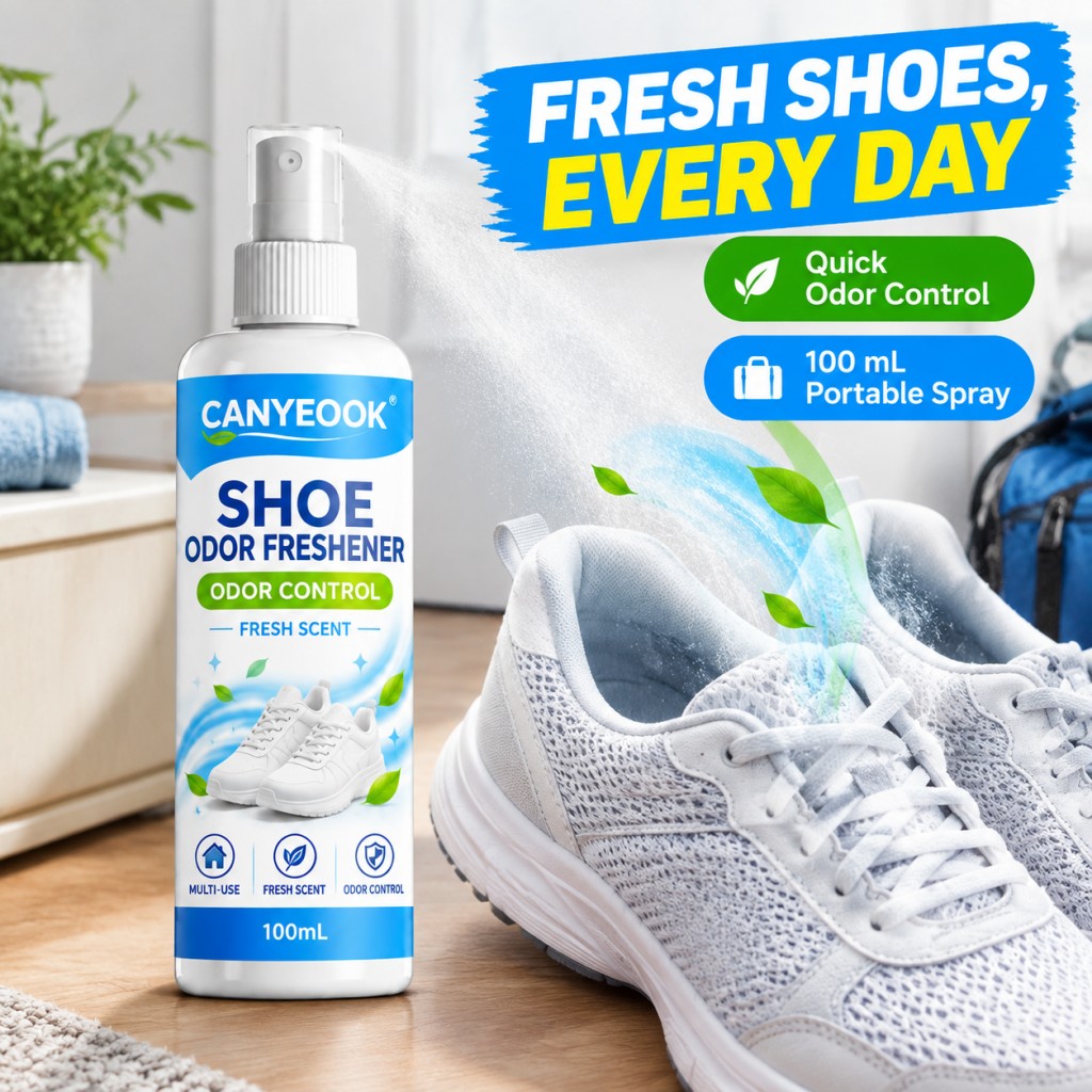 Sneaker Care Spray - CANYEOOK Shoe Deodorant Spray 100ml Fast