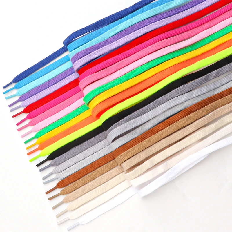 Sneaker Care Accessories - Classic Shoelaces for Sneakers Colored Flat