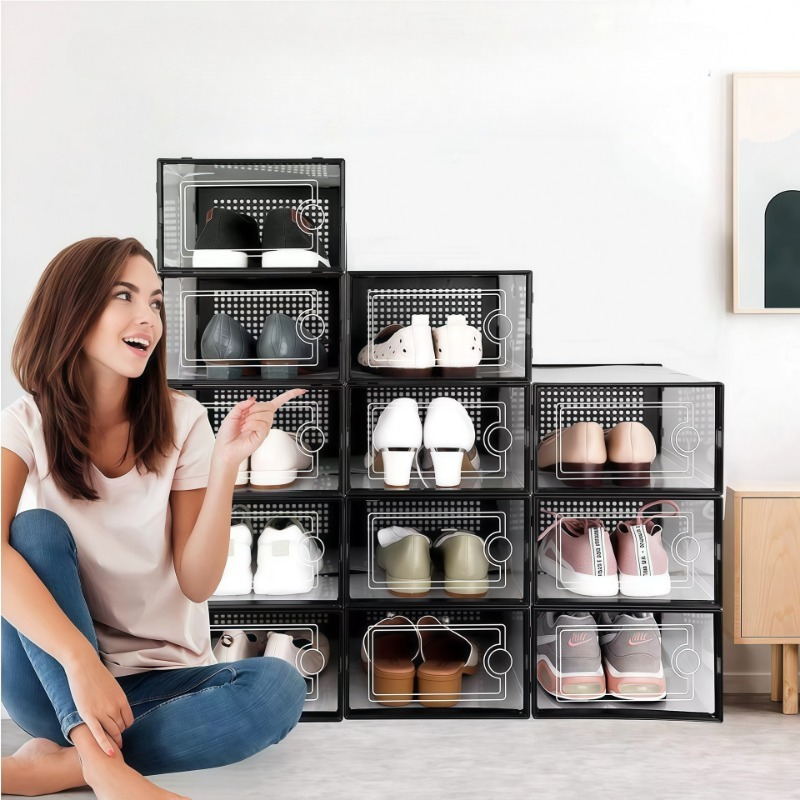 Stackable Shoe Storage Boxes,  - đánh giá và giá Shoe Box Display