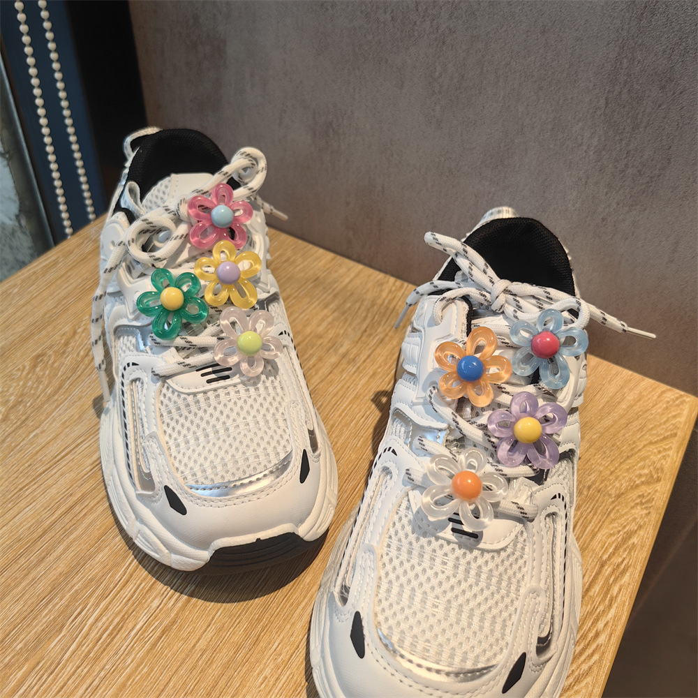 8pcs Cute Transparent Flower C - đánh giá và giá Sneaker Care Accessories