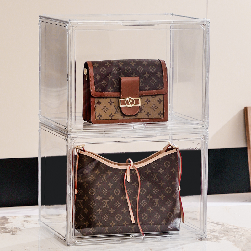 Transparent Acrylic Bag Storag - đánh giá và giá Shoe Box Display