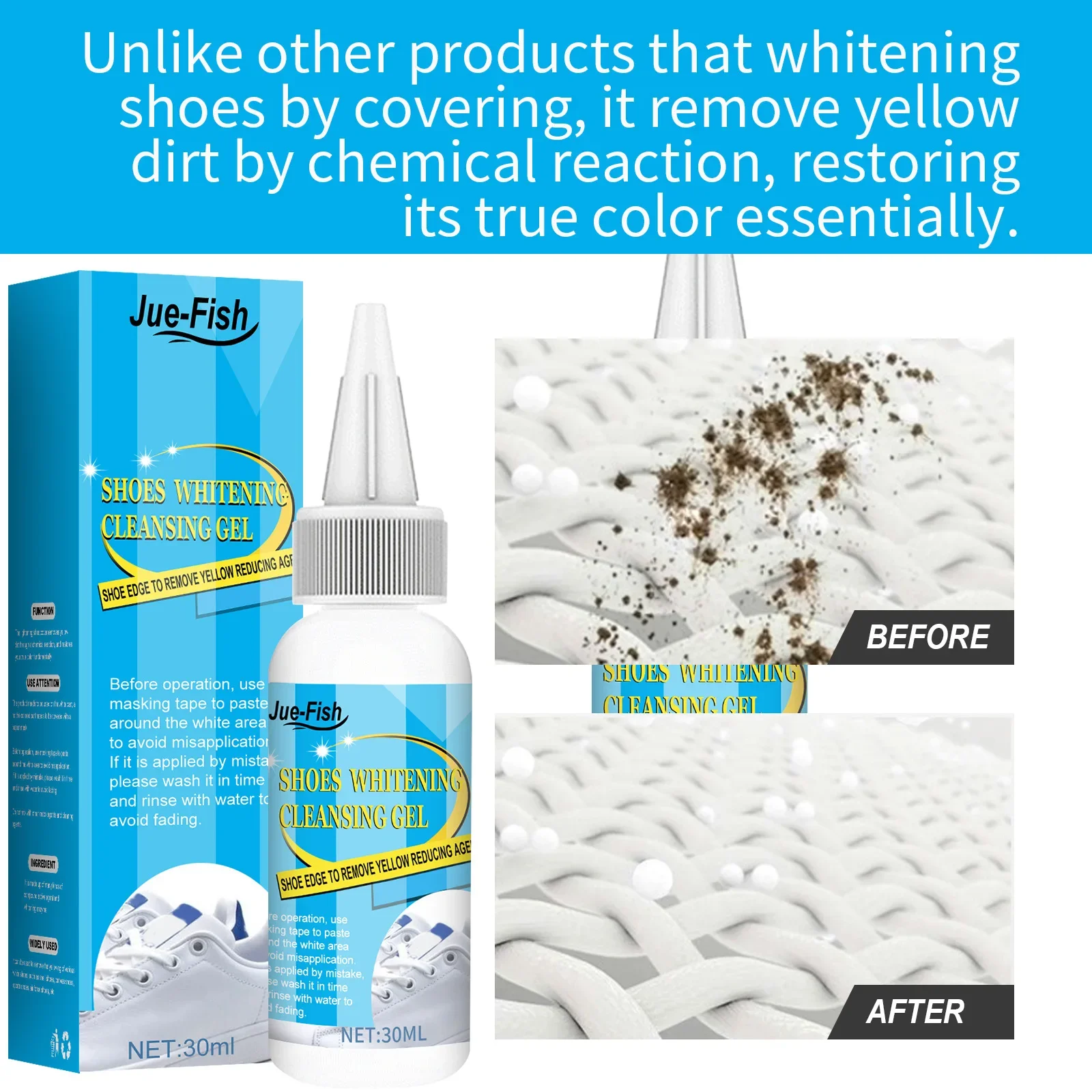 White Shoes Cleaning Gel Stain - đánh giá và giá Sneaker Care Spray