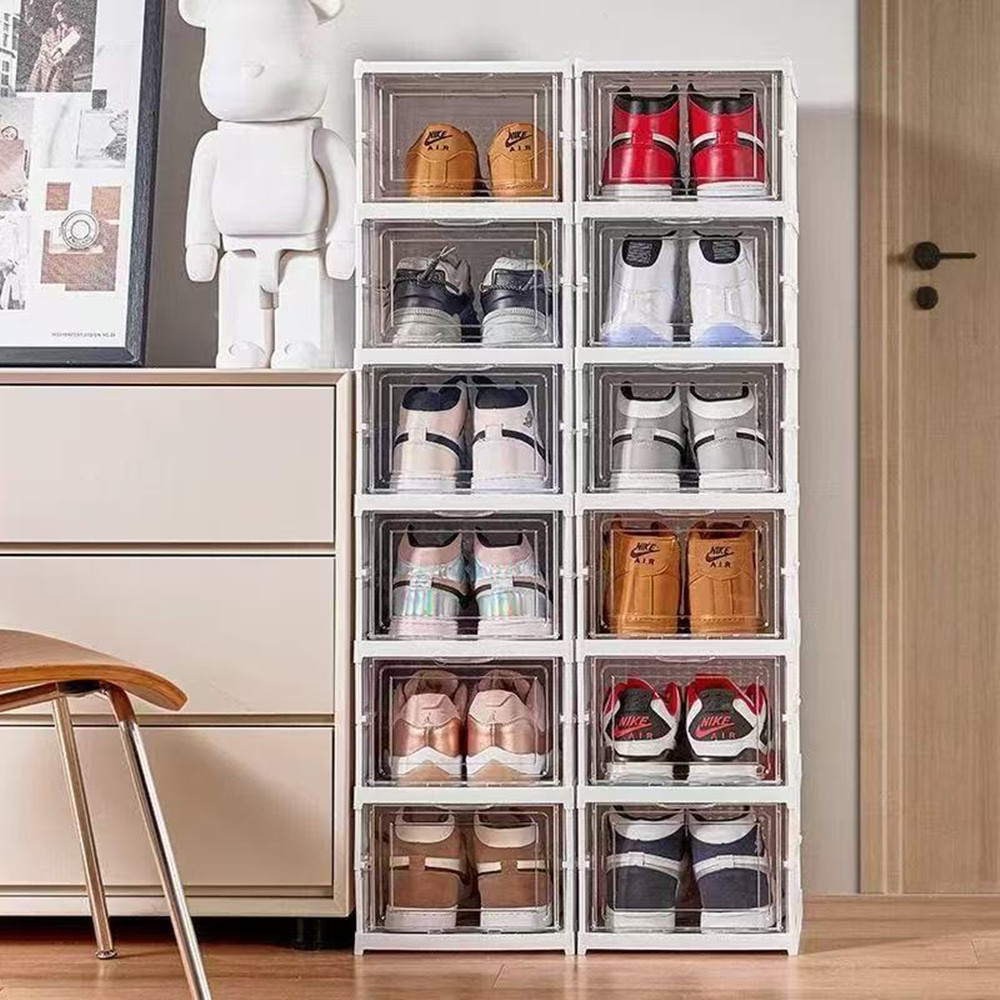 Dustproof 6 Layers Foldable Sh - đánh giá và giá Shoe Box Display