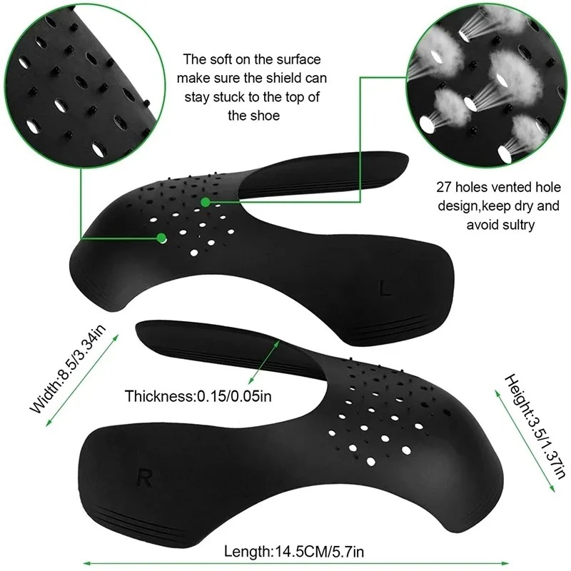 4/8Pcs Shoes Crease Protector  - đánh giá và giá Crease Protector Toe